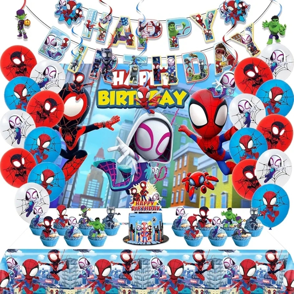 Disney Marvel Spidey Party In A Box!
